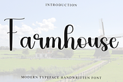 Farmhouse, a Handwritten Font by FreshTypeINK (Thumbnail 1 of 8)