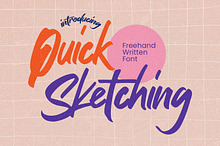 Quick Sketching - Freehand Written