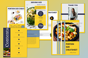 Portion Size Cheatsheet, a Books & Magazine Mockup by Millennials Marketing (Thumbnail 2 of 7)