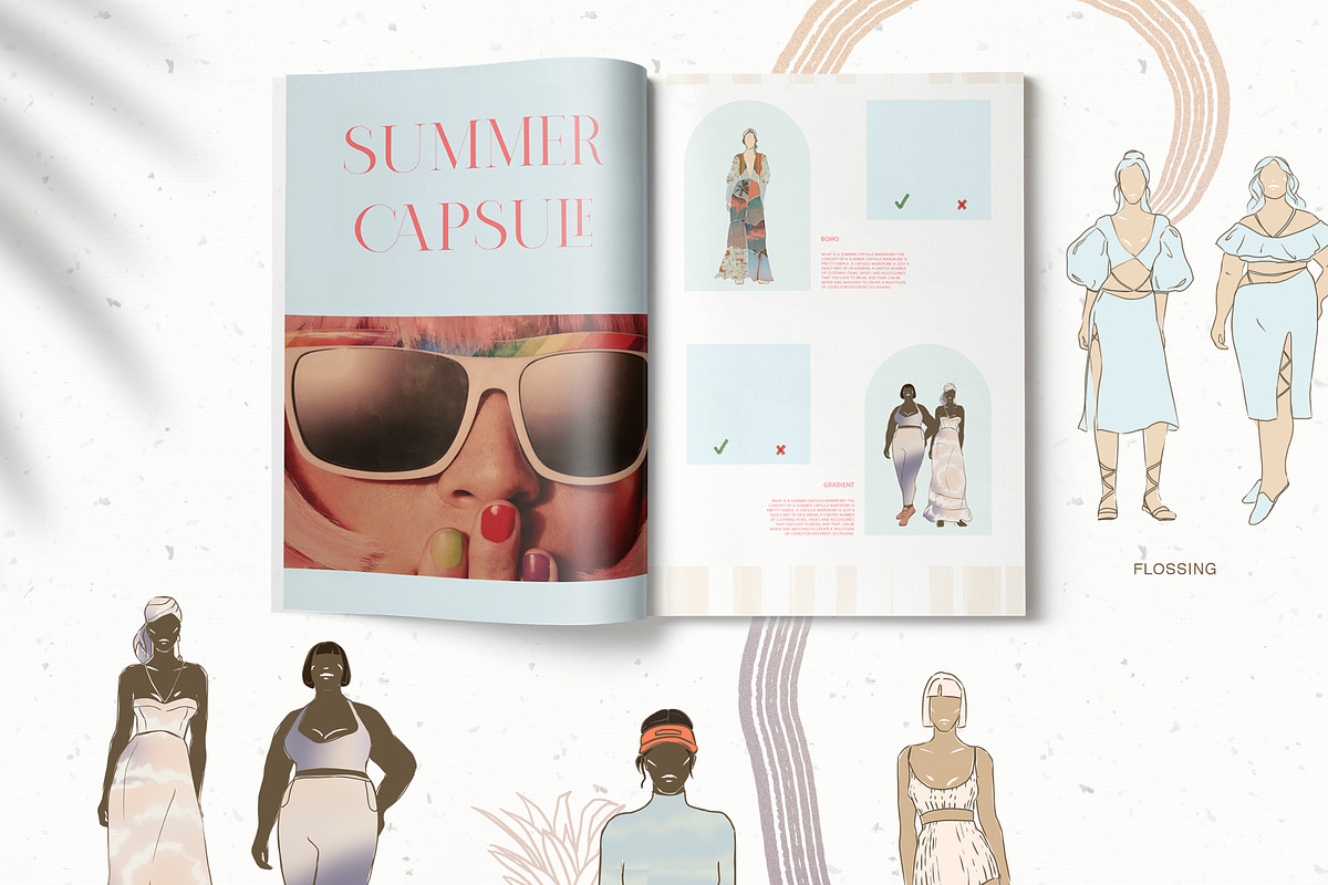 Sale! Hot Trend Fashion Look Creator, an Object Graphic by Cat In Colour (Photo 4 of 8)