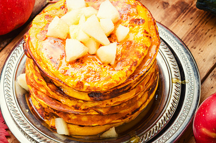 Homemade pancakes, dessert, a Food & Drink Photo by MLunov MLunov