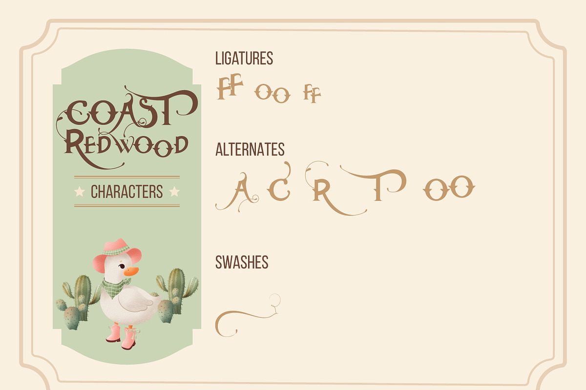 Coast Redwood, a Blackletter Font by Lunabi (Photo 3 of 8)