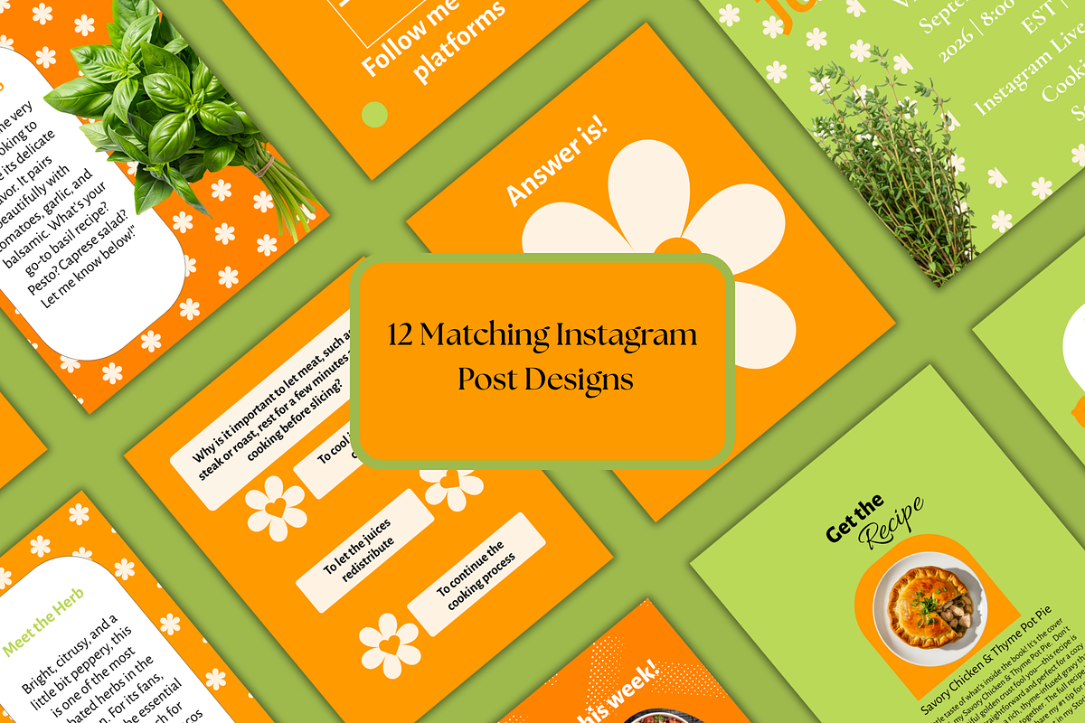 Cookbook Cover and Branding Canva preview 6