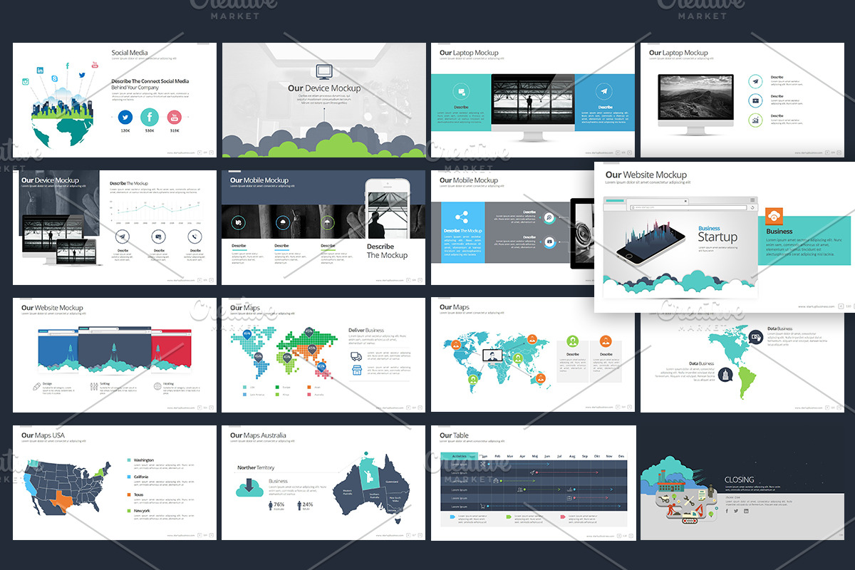 Business Startup Keynote Template, a Presentation Template by Stock Shape (Photo 8 of 8)