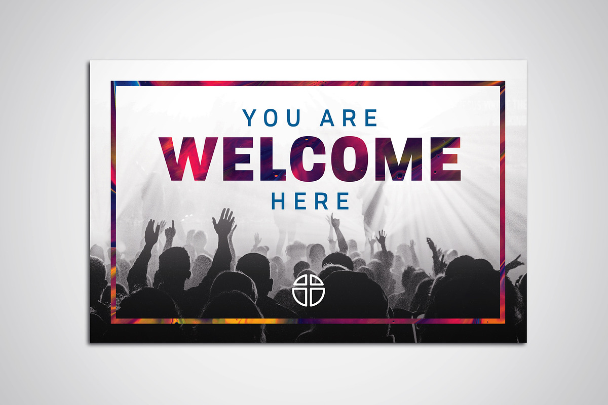 Welcome Worship Event Postcard, a Print Template by Sync Design Soultions (Photo 2 of 3)
