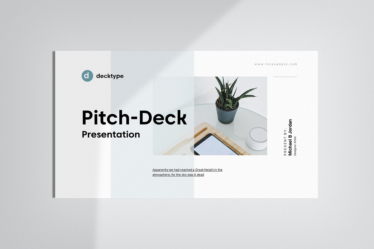Business Pitch Deck PowerPoint, a Presentation Template by GoldenPixelStudio (Photo 4 of 29)