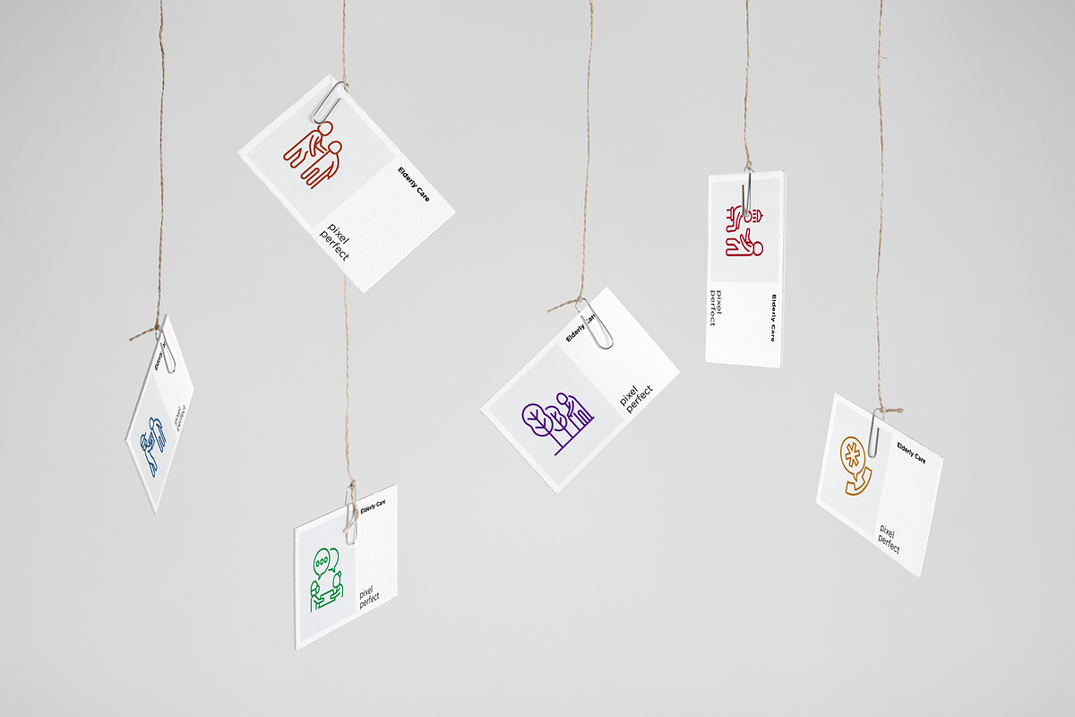 Elderly Care | 20 Pixel Perfect Icon, an Outline Icon by Alex Blogoodf (Photo 8 of 10)
