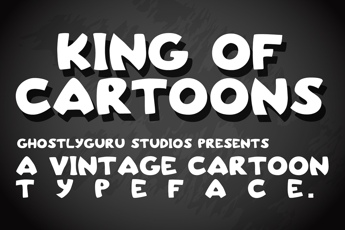 King Of Cartoons - Typeface