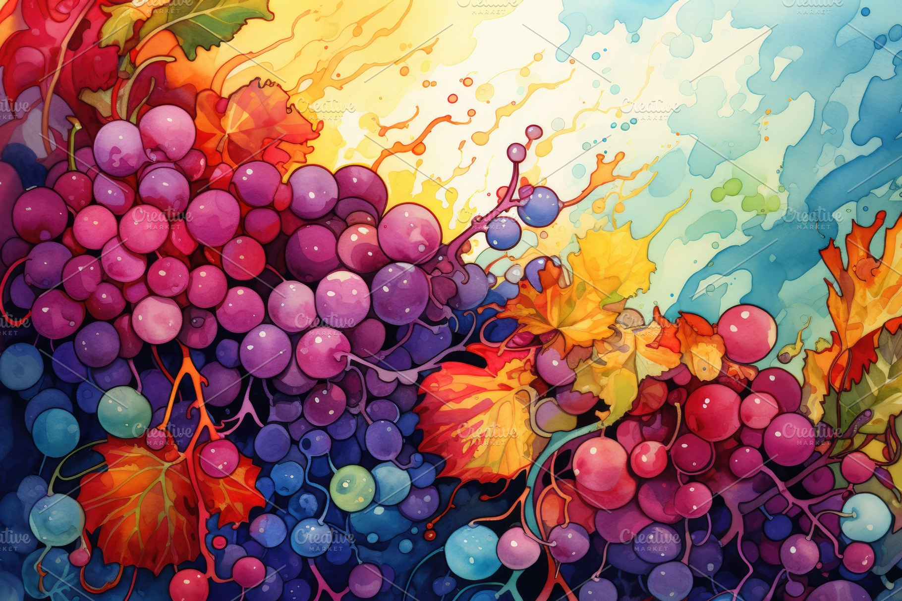 Colorful watercolor background with, a Photo by Iftikhar Alam