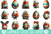 Whimsical Easter Egg Clipart, an Illustration by Designking (Thumbnail 1 of 5)