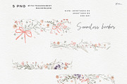 Spring Wildflowers, hand drawn, an Object Illustration by ollalya (Thumbnail 5 of 9)