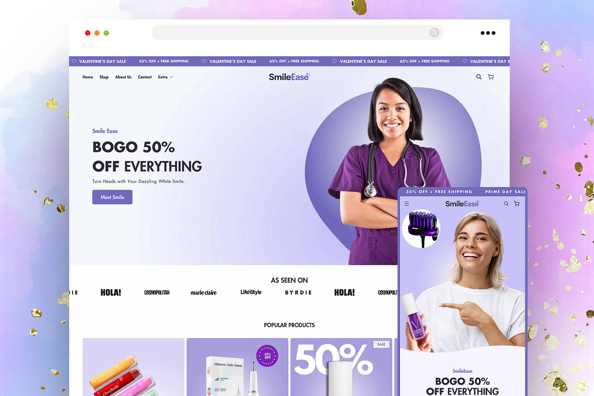 Smile Shopify 2.0 Theme, a Shopify Template by Lumin Lab (Photo 1 of 8)