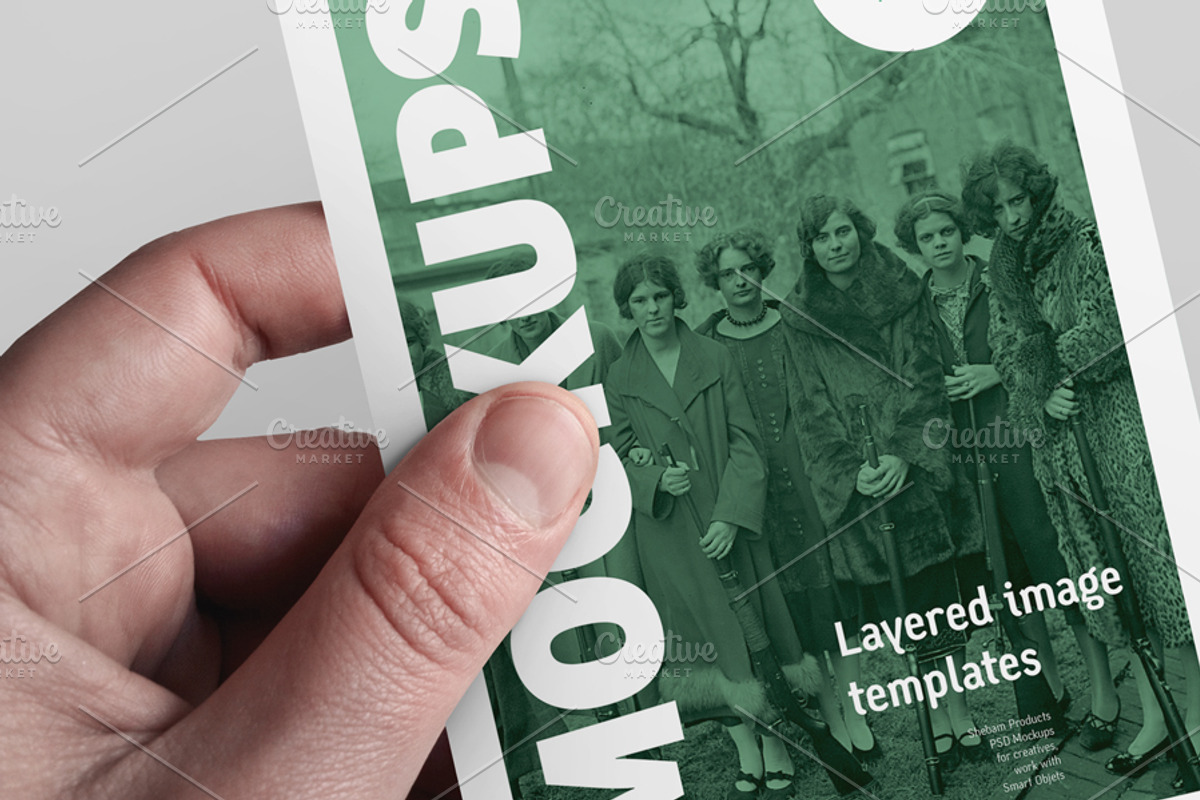 Flyer Mockup - 01, a Print Template by Formelier (Photo 3 of 4)