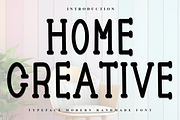 Home Creative, a Script Font by FreshTypeINK (Thumbnail 1 of 8)