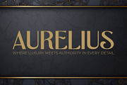 Aurelius - Luxury Serif Typeface, a Serif Font by OWPictures (Thumbnail 1 of 8)