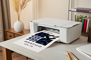 Home Office Printer Paper Mockup Set, a Product Mockup by TatiMockup (Thumbnail 5 of 5)