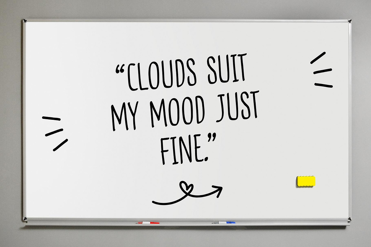 Marvelous Marker Font, a Sans Serif Font by Xelo Graph (Photo 5 of 9)