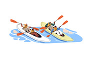 Families, parents & kids spend time, a Person Illustration by PaperTrident (Thumbnail 6 of 9)