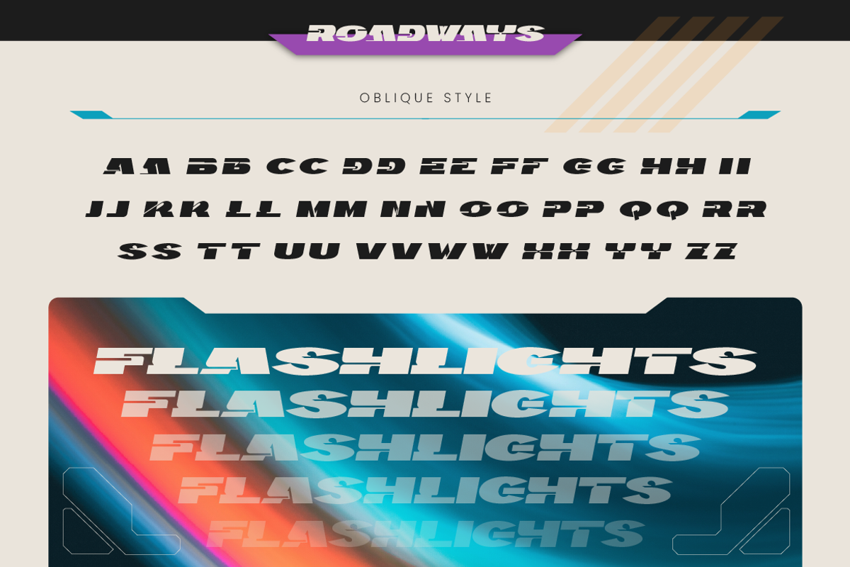 Roadways, a Slab Serif Font by Burntilldead (Photo 11 of 12)