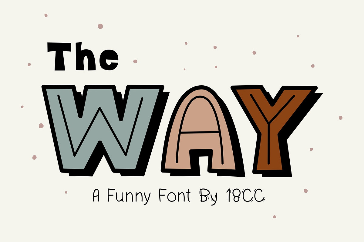 The Way OTF, a Symbol Font by DREAMs Soul G. (Photo 1 of 6)