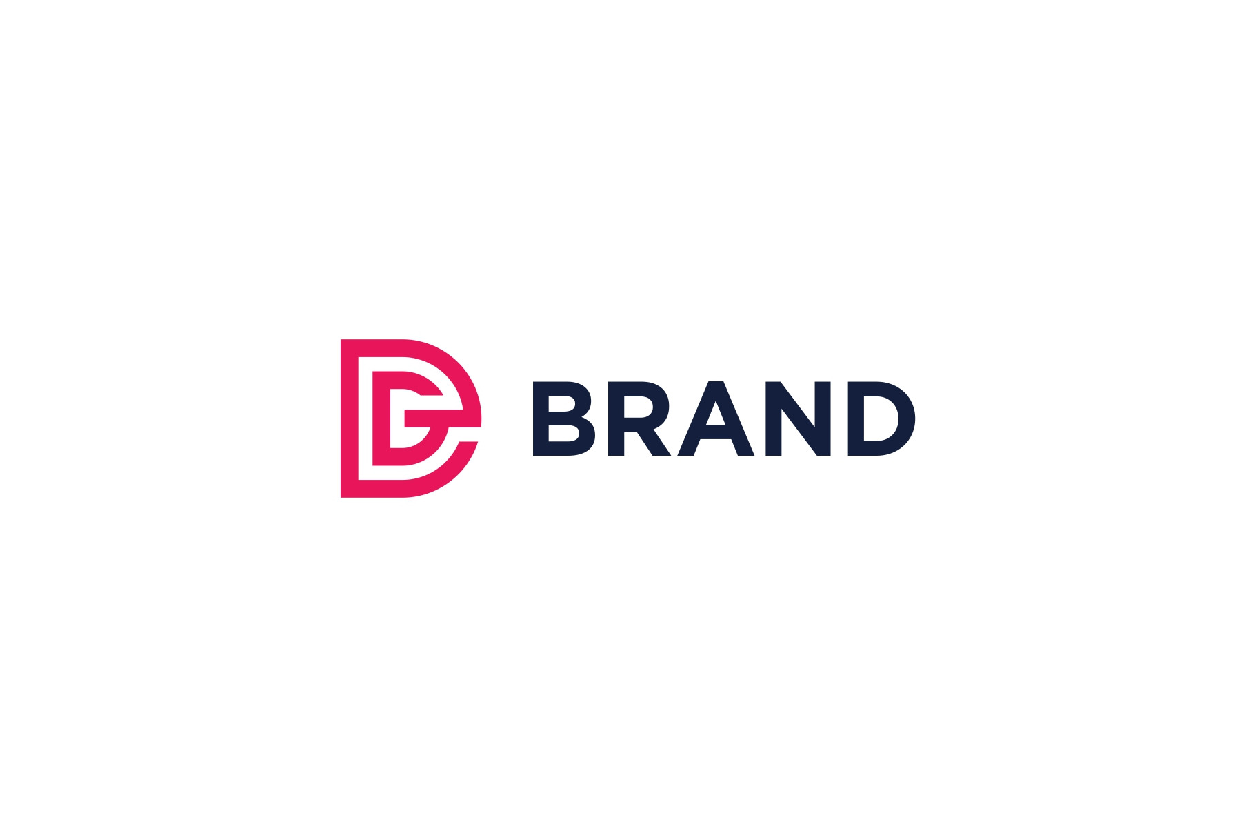 Simple DG Monogram Logo, a Branding & Logo Template by sore.studios