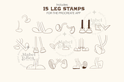 Retro Character Creator Brush Set, a Brush Add-On by Mabel & Bea (Thumbnail 3 of 9)