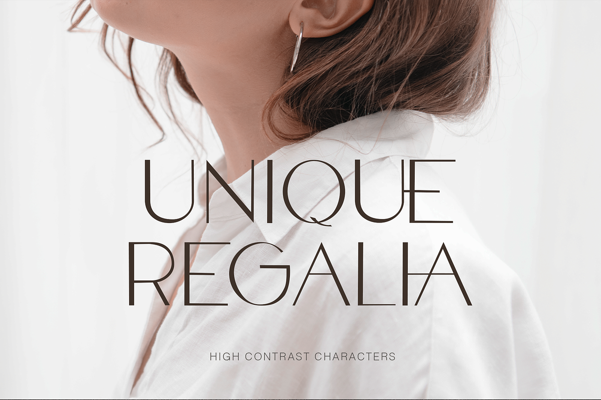Gabrieli - Fancy Modern Sans Display, a Sans Serif Font by Cloverons (Photo 5 of 14)