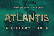 Atlantis - Vintage Style Font, a Font by JumboDesign (Thumbnail 1 of 5)