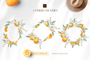 Watercolor citrus orange clipart, an Illustration by MariGraphic boutique (Thumbnail 6 of 10)