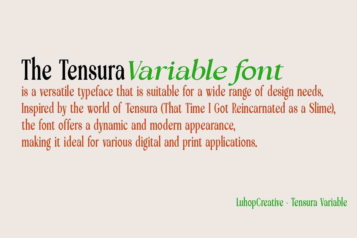 Tensura, a Serif Font by LuhopCreative (Photo 17 of 21)