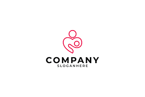 Mom and Child Care Logo, a Branding & Logo Template by Tumbuh Kerja