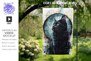 Garden Flag Video Mockup, a Household Mockup by StyledProductMockups (Thumbnail 2 of 7)