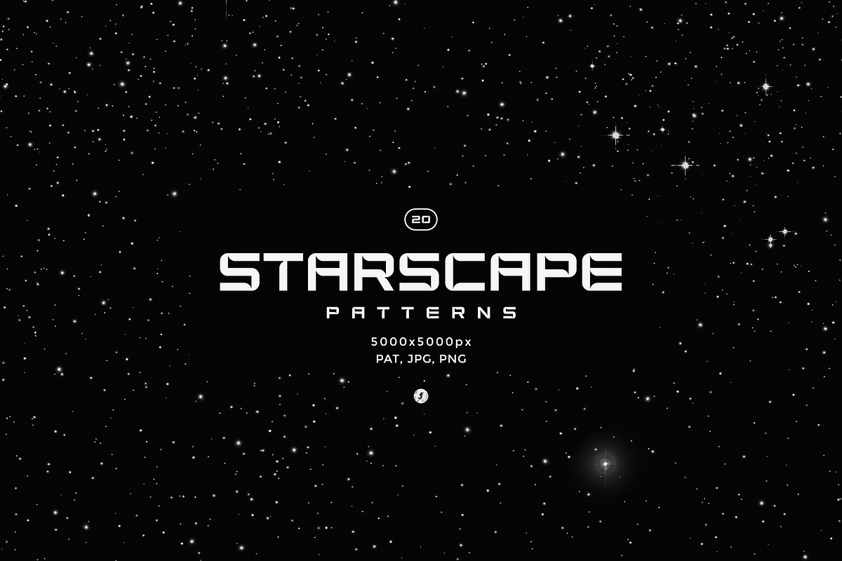 Starscape Patterns, a Pattern Graphic by Freezerondigital