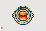 Badge Logo or Burger Fast Food Badge, a Branding & Logo Template by C-Kav (Thumbnail 5 of 5)