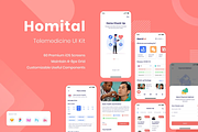 Homital - Telemedicine App Design UI, an App Template by Capi Product (Thumbnail 1 of 6)