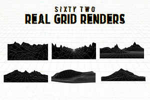 NeonWave Retro Future Grids & Shapes