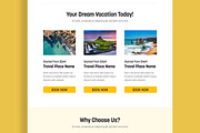 Modern Travel Email Newsletter, an UI Kit Template by MightyDesign (Thumbnail 3 of 9)