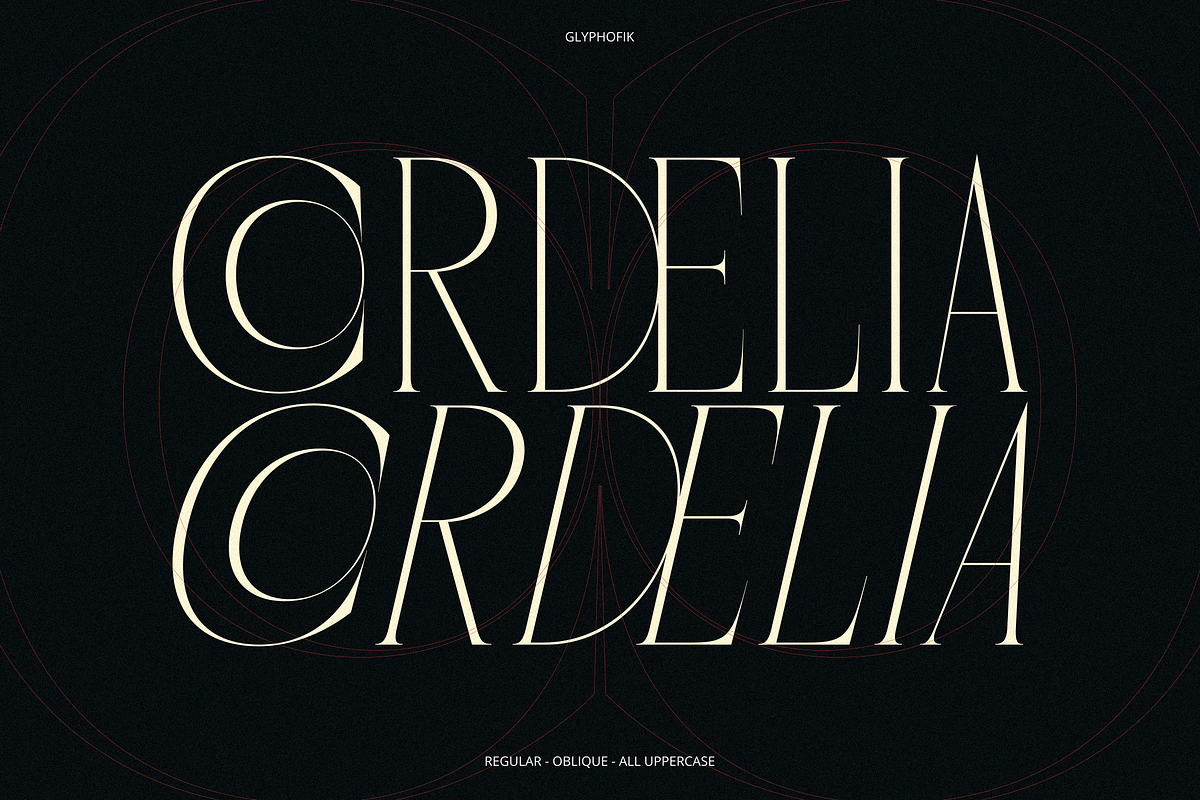 Cordelia - Unique Ligature Serif, a Serif Font by Glyphofik x GudPap (Photo 2 of 6)