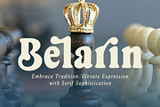 Belarin, a Serif Font by Muhammad Hastian (Thumbnail 1 of 12)