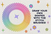 Crochet Brushes for Procreate, a Brush Add-On by Dear Darling Design (Thumbnail 7 of 12)