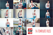 Men's T-Shirt Mock-Up, a Shirt Mockup by Freeman Studio (Thumbnail 4 of 20)