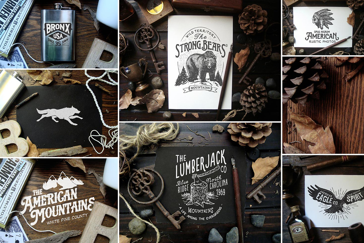 American Rustic Photos, a Product Mockup by Opus Nigrum (Photo 4 of 5)