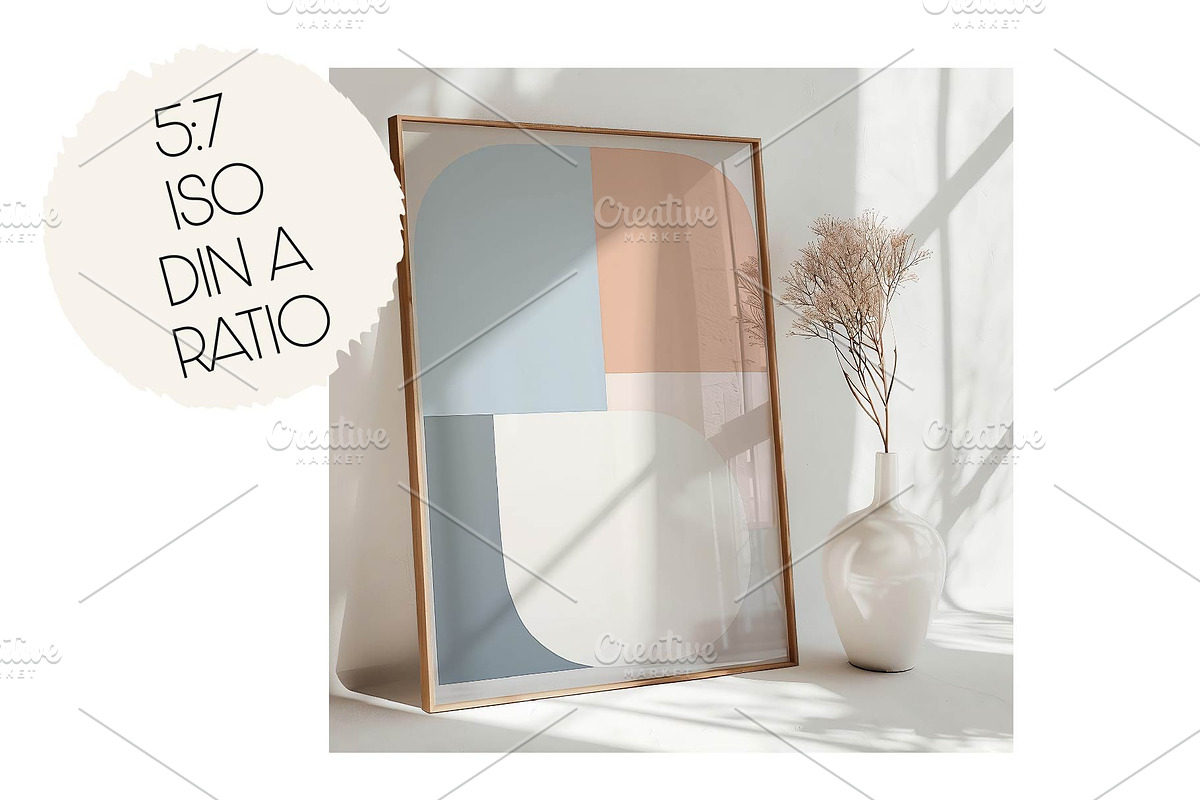 LARGE MINIMALIST Display for Art, a Household Mockup by MOAROShop (Photo 3 of 6)