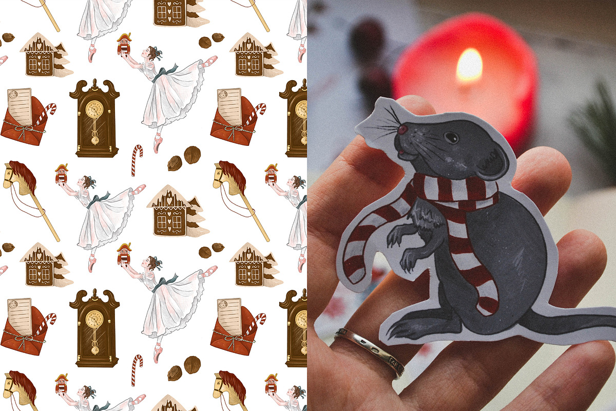 Nutcracker collection, a Decorative Illustration by Scarlet Heath Art (Photo 6 of 9)