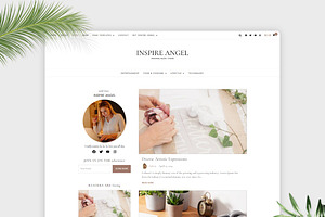 Inspire Angel Blog & Shop WP Theme