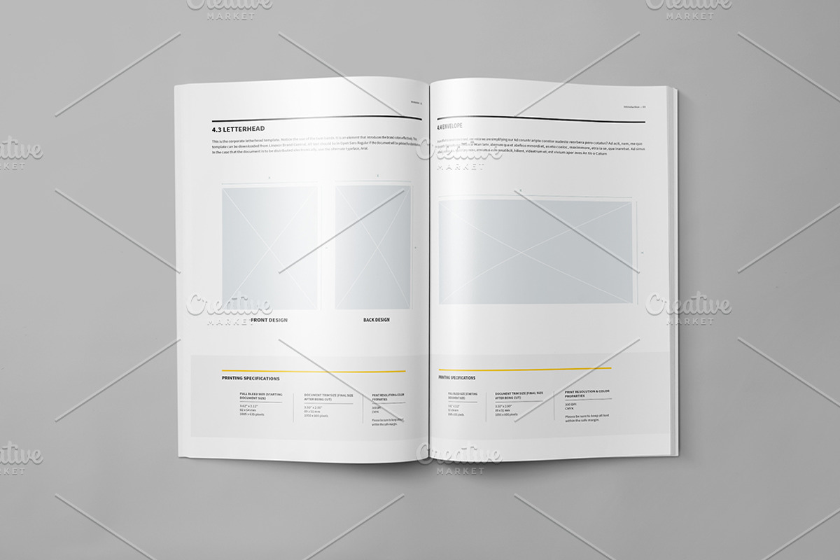 Brand Manual 32 Pages A4 / US Letter, a Brochure Template by Mastergfx (Photo 12 of 35)