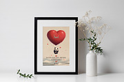 3 Editable Canva Valentine Posters, a Poster Template by The Dark Matter Art (Thumbnail 6 of 6)
