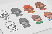 Girl/Boy Avatars, an Object Graphic by LittleBits (Thumbnail 2 of 3)