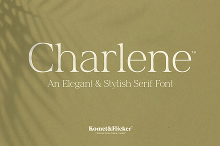 Charlene - An Elegant & Stylish Font