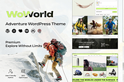 Woworld - Hiking WordPress Theme, a WordPress Template by ThemesRain (Thumbnail 1 of 3)